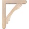 Ekena Millwork Olympic Craftsman Smooth Bracket w/ Offset Brace, Douglas Fir, 5 1/2"W x 24"D x 28"H BKT0604X24X28OLY04SDF - alternate 2